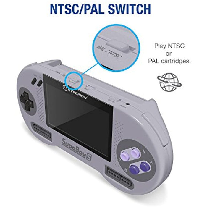 Hyperkin Supaboy S Handheld Console (PAL & NTSC) Rare Games Console [VGC] - Very Good - Attic Discovery Shop