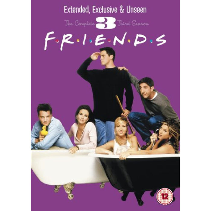 Friends Season 3 - Extended Edition [DVD] [Region 2] - New Sealed - Attic Discovery Shop