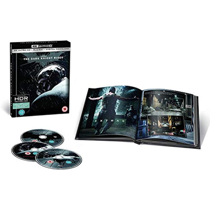 The Dark Knight Rises [Blu-ray + 4K UHD Ultra] [Reg B] Rare Ltd Filmbook Edition - Very Good - Attic Discovery Shop