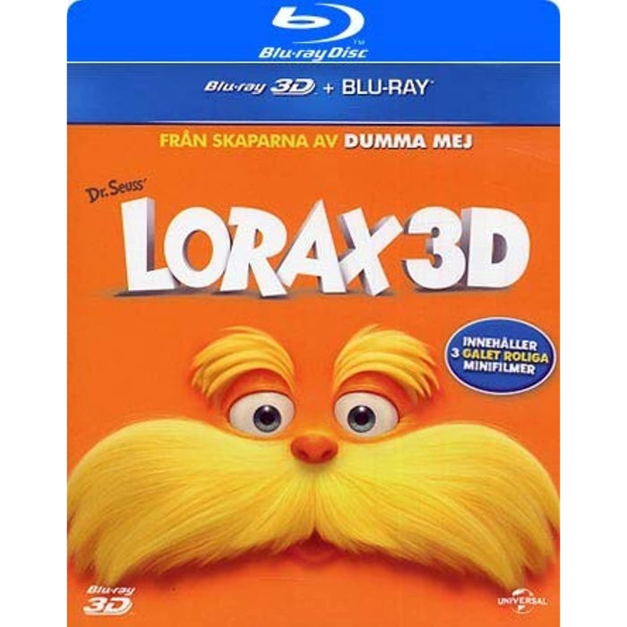 Lorax (Blu-ray 3D + Blu-ray) *German Import* [Region B] [English Available] - Very Good - Attic Discovery Shop