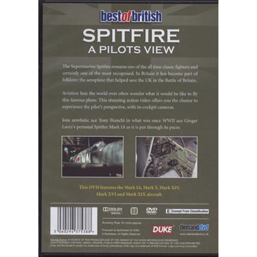 Best of Britain - The Supermarine Spitfire - A Pilot's View [DVD] [Region 2] - Very Good - Attic Discovery Shop