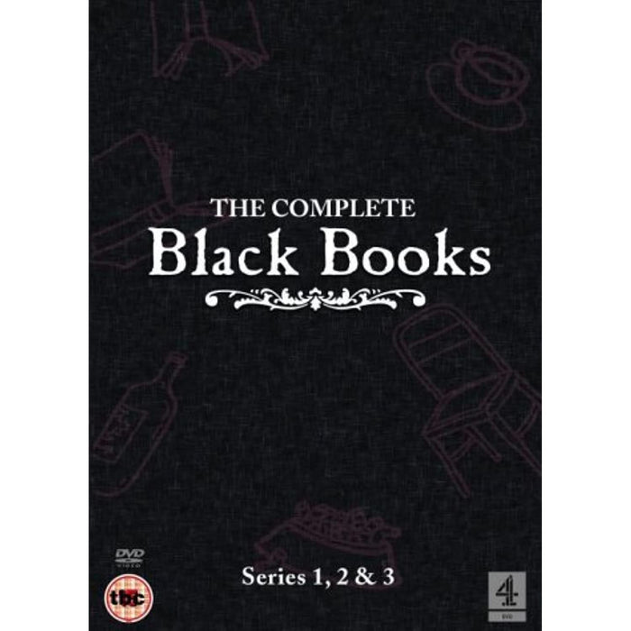 Black Books Series 1-3 Box Set Seasons 1, 2, 3 [DVD] [Region 2] - New Sealed - Attic Discovery Shop