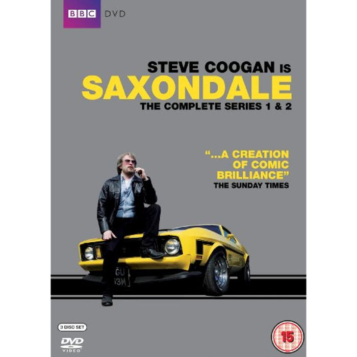 Saxondale - Steve Coogan Complete Series 1 & 2 Box Set DVD Reg 2, 4 - New Sealed - Attic Discovery Shop