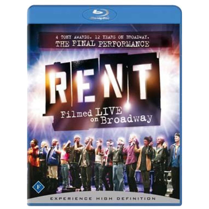 Rent: Filmed Live on Broadway [Blu-ray] Swedish Import [Reg Free] - New Sealed - Attic Discovery Shop