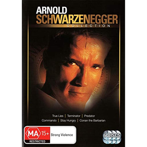 Schwarzenegger Collection 6 Films NON-UK Format Rare Reg 4 Import Australia DVD - Like New - Attic Discovery Shop