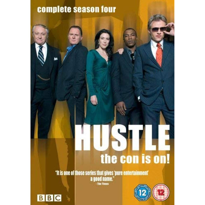 Hustle - The Complete BBC Series Four Season 4 DVD [2008] [Reg 2] - New Sealed - Attic Discovery Shop