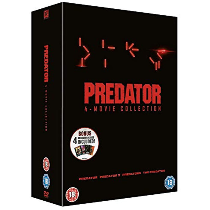Predator 1-4 Four Movie Collection 1 2 3 4 [DVD Box Set] [Region 2] - New Sealed - Attic Discovery Shop