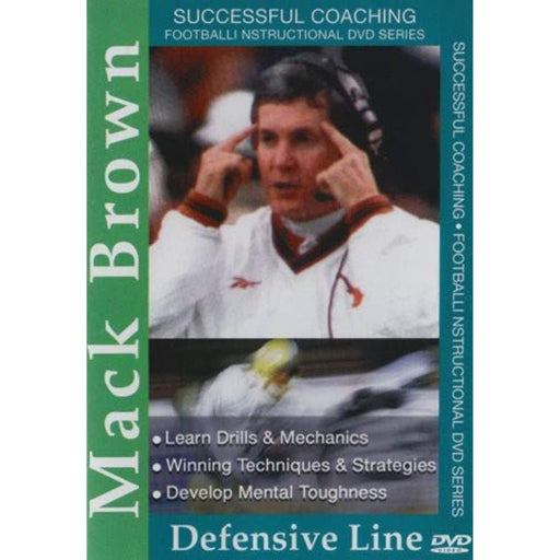 Mack Brown Successful Coaching American Football Defensive Line DVD - New Sealed - Attic Discovery Shop