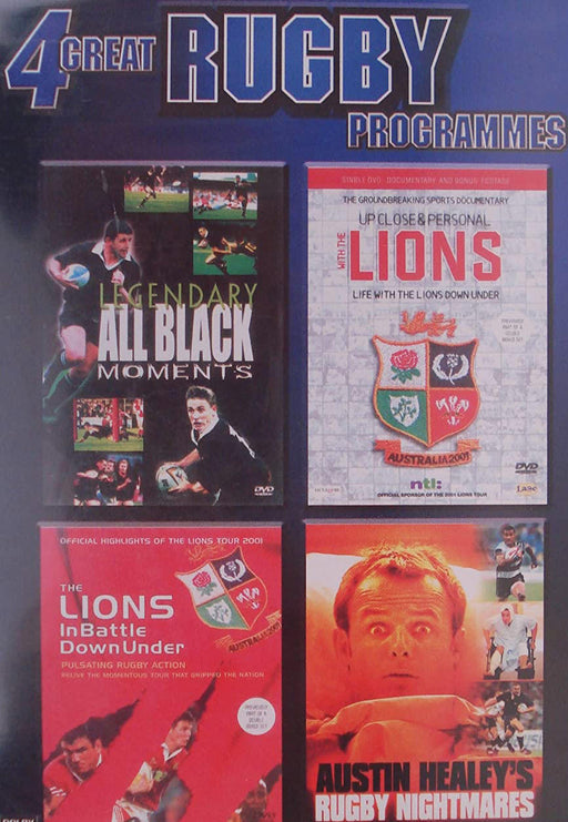 4 Great Rugby Programmes [DVD] [Region Free] The Lions In Battle & More - Very Good - Attic Discovery Shop