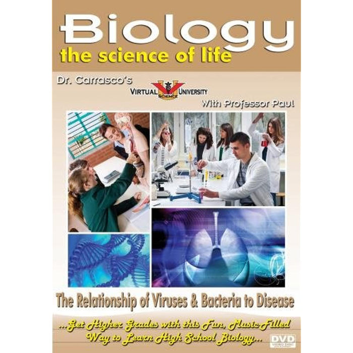 Biology Relationship of Viruses & Bacteria to Disease [DVD] [NTSC] [Region Free] - Like New - Like New - Attic Discovery Shop