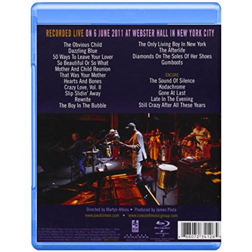 Paul Simon: Live In New York City [Blu-ray] [2012] [Region Free] - Very Good - Attic Discovery Shop