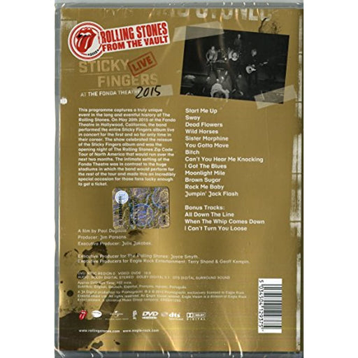The Rolling Stones - From The Vaults: Sticky Fingers Live [DVD] [Region Free] - Very Good - Attic Discovery Shop