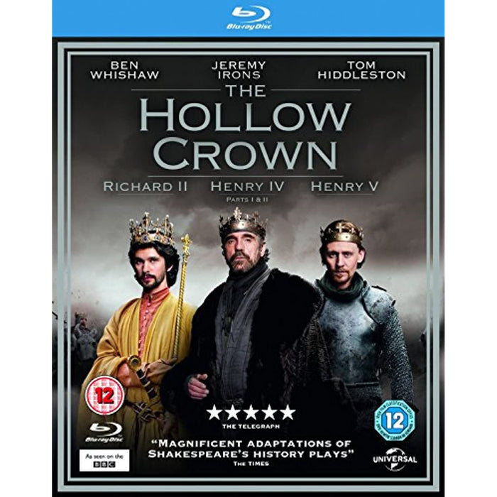 The Hollow Crown Season 1 Tom Hiddleston [Blu-ray Box Set] [Reg B] - New Sealed - Attic Discovery Shop