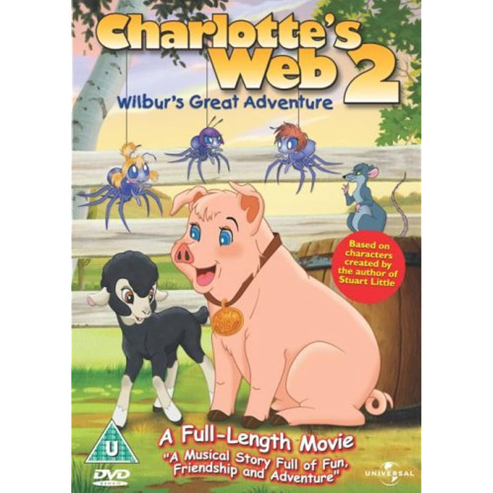 Charlotte's Web 2 - Wilbur's Great Adventure [DVD] [Reg 2, 4] - (New, Torn Seal) - Like New - Like New - Attic Discovery Shop