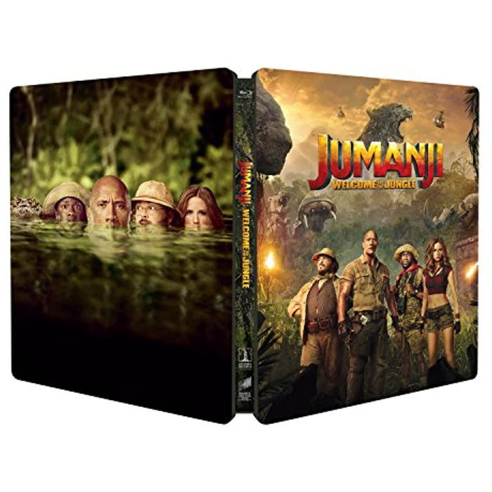 Jumanji: Welcome To The Jungle [Steelbook] [Blu-ray] [2017] [Region Free] - Very Good - Attic Discovery Shop