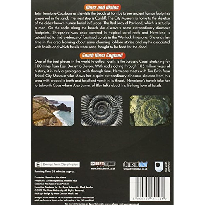 Fossil Detectives - The West, Wales & Southwest [DVD] [Region 2] - New Sealed - Attic Discovery Shop