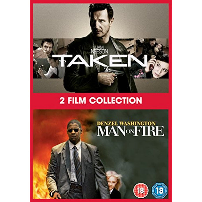 Taken/Man On Fire [DVD] [Region 2] - New Sealed - Attic Discovery Shop