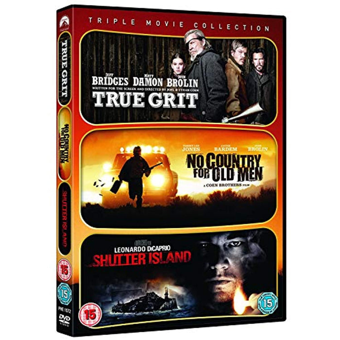 True Grit /No Country for Old Men /Shutter Island [DVD] [Region 2] - New Sealed - Attic Discovery Shop