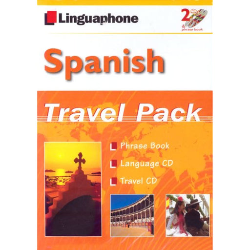 Spanish CD Travel Pack (Phrase Book, Learn Language CD, Travel CD) - New Sealed - Like New - Attic Discovery Shop