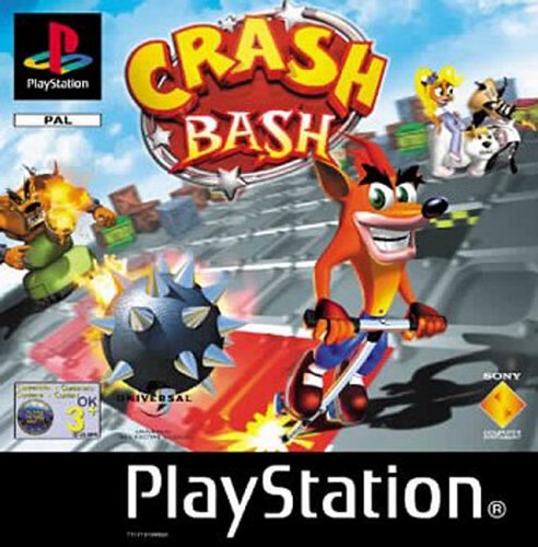 Crash Bash PS1 Playstation 1 Game (Crash Bandicoot) - Acceptable - Attic Discovery Shop