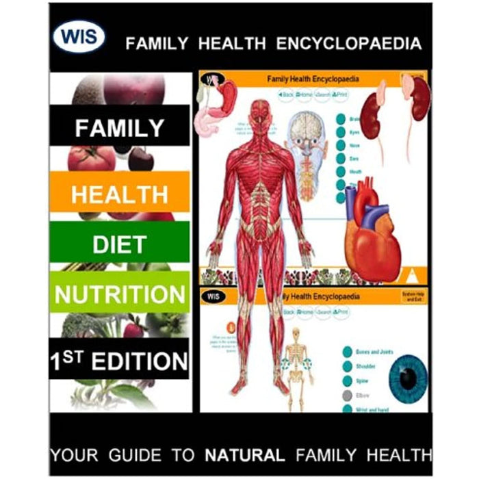 Family Health Encyclopedia (PC/MAC CD Software) Guide To Natural Family Health - Very Good - Attic Discovery Shop