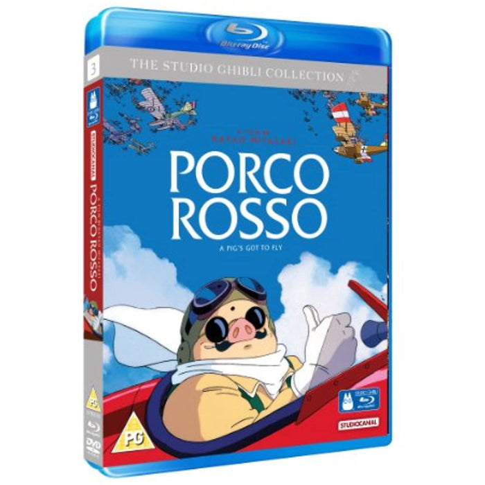 Porco Rosso Double Play (Blu-ray + DVD) [Region B] [2-Disc] (Studio Ghibli) - Very Good - Attic Discovery Shop