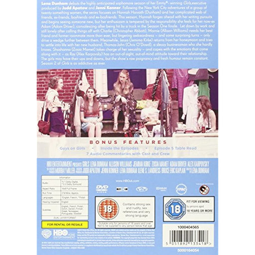 Girls: Season 2 [DVD] [2012] [2013] [Region 2] - Very Good - Attic Discovery Shop