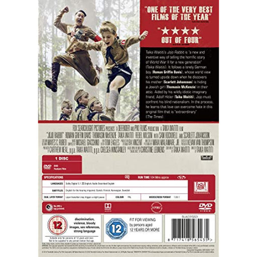 JoJo Rabbit [DVD] [2019] [Region 2] - Good - Attic Discovery Shop