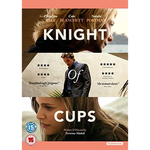 Knight of Cups DVD [Region 2] 2016 Christian Bale, Natalie Portman - New Sealed - Attic Discovery Shop