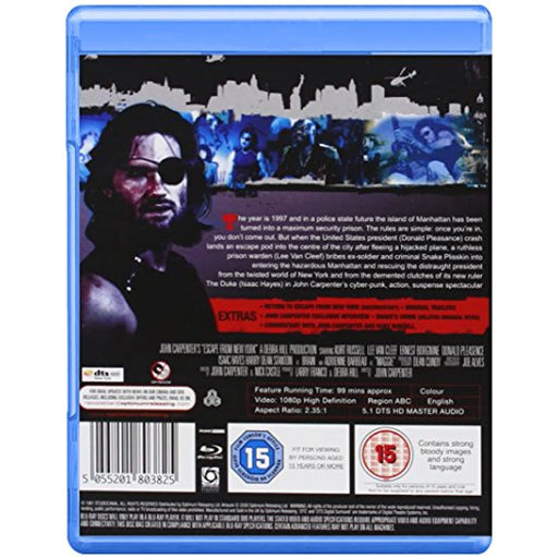 Escape From New York [Blu-ray] [1981] [Region Free] - Very Good - Attic Discovery Shop