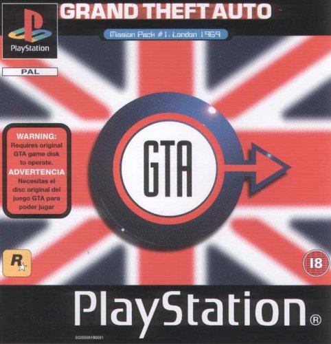 Grand Theft Auto: London Mission Pack #1 (PS1 PlayStation 1 Game) - Acceptable - Attic Discovery Shop
