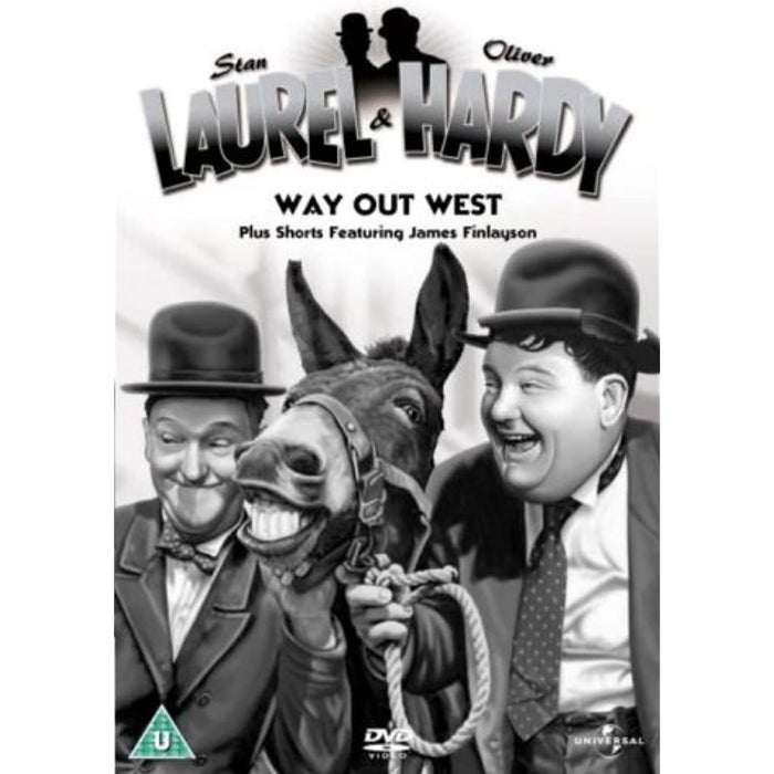 Laurel & Hardy - Way Out West Plus Shorts [DVD] [Region 2, 4] - New Sealed - Attic Discovery Shop