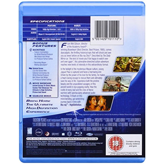 Apocalypto [Blu-ray] [Region B] - New Sealed - Attic Discovery Shop