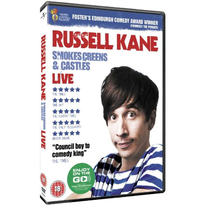 Russell Kane – Smokescreens & Castles Live [DVD] [Region 2, 4] - New Sealed - Attic Discovery Shop