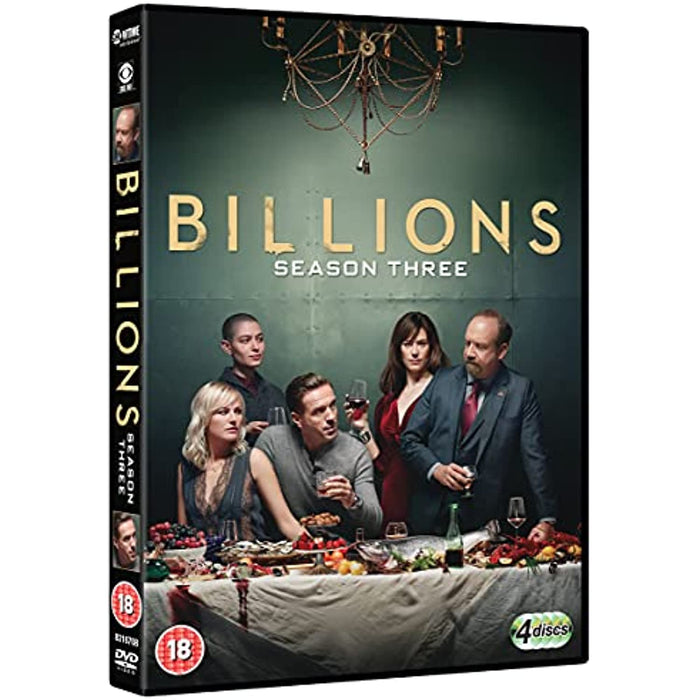 Billions Season Three 3 Complete Third Series [DVD] 2018 [Region 2] - New Sealed - Attic Discovery Shop
