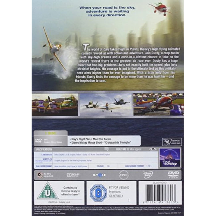 Planes - Disney [DVD] [Region 2]  - New Sealed - Attic Discovery Shop