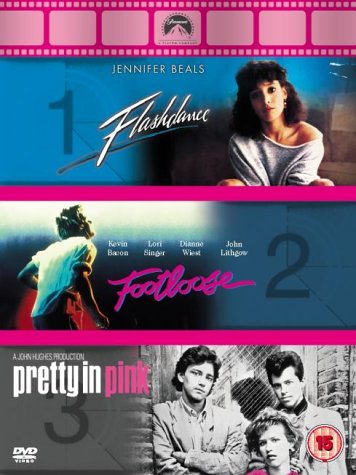 Flashdance / Footloose / Pretty In Pink Film Set [DVD] [Region 2] - New Sealed - Attic Discovery Shop