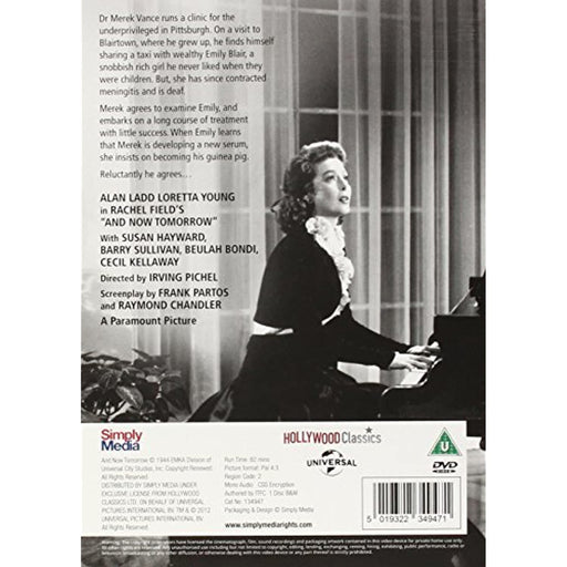 And Now Tomorrow [DVD] [1944] [Region 2] - Very Good - Attic Discovery Shop