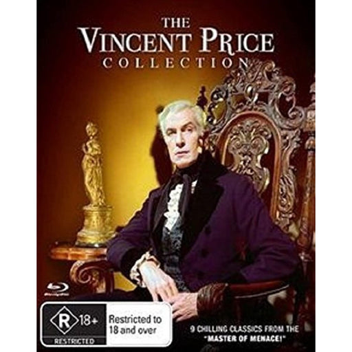 The Vincent Price Collection [Blu-ray Box Set] 9 Classics [Region B] (Rare OOP) - Good - Attic Discovery Shop