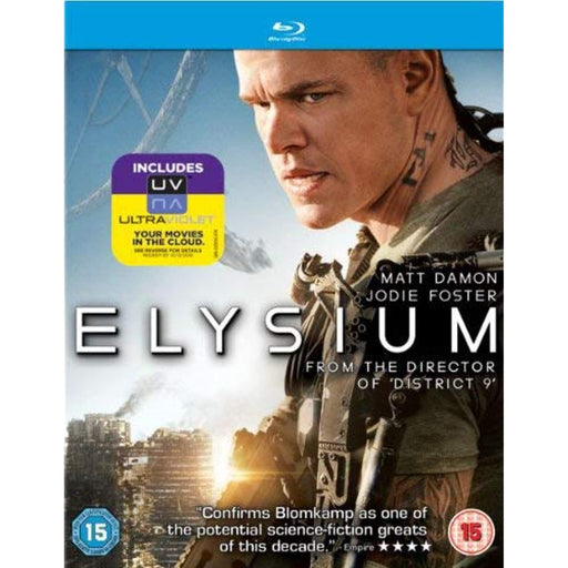 Elysium - Matt Damon, Jodie Foster [Blu-ray] [2013] [Region Free] - Like New - Attic Discovery Shop