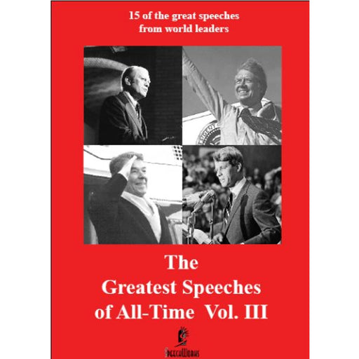 The Greatest Speeches Of All time Vol.3 [2007] [DVD] [R1] - (New, Torn Seal) - Like New - Attic Discovery Shop