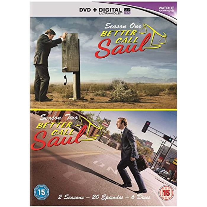 Better Call Saul Season 1-2 Series One & Two [DVD Box Set] [Reg 2] - New Sealed - Attic Discovery Shop