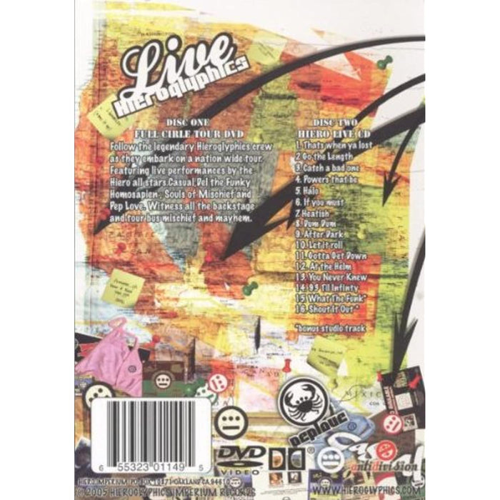 Hieroglyphics Full Circle Tour Live [DVD] [Reg 1] [Rare US Import] [NTSC] - New - Attic Discovery Shop