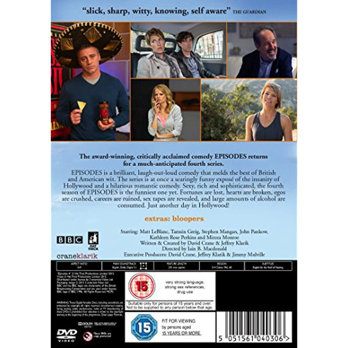 Episodes - The Complete Series 4 / Fourth Season [DVD] (2 Discs) [Region 2 + 4] - Very Good - Attic Discovery Shop