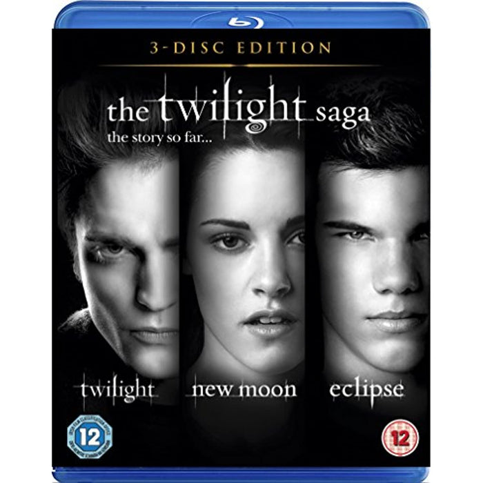 The Twilight Saga Triple Pack 3-Disc Edition [Blu-ray] [Region B] - Like New - Attic Discovery Shop