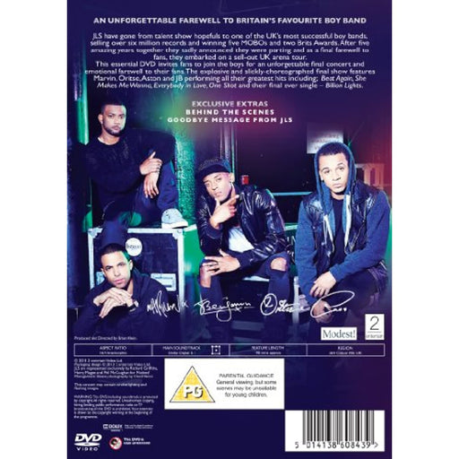 JLS - Goodbye: The Greatest Hits Tour [DVD] [Region 2, 4] - Like New - Attic Discovery Shop