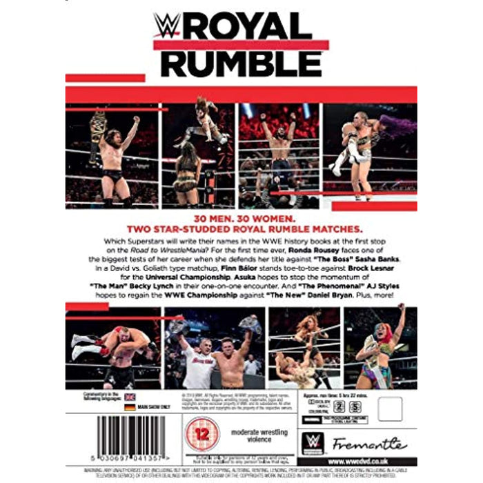 WWE: Royal Rumble 2019 [DVD] [Region 2] - New Sealed - Attic Discovery Shop