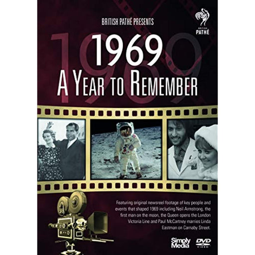 British Pathé News - A Year To Remember 1969 Birthday [DVD] [Reg 2] - New Sealed - Attic Discovery Shop