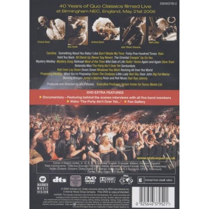 Status Quo - Just Doin' It Live [DVD] [2006] [Region 2, 3, 4, 5] - Like New - Attic Discovery Shop