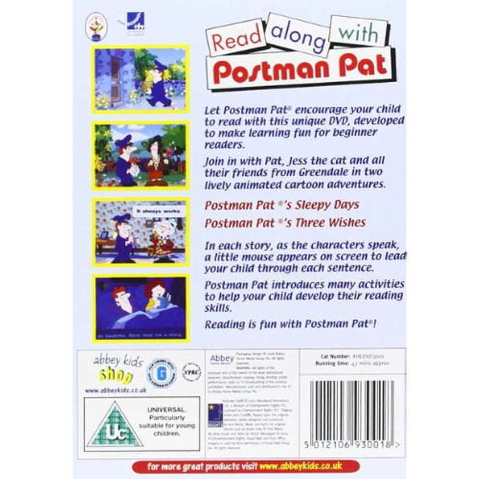 Postman Pat - Read Along With Postman Pat [DVD] [1981] [Region 2] - New Sealed - Attic Discovery Shop